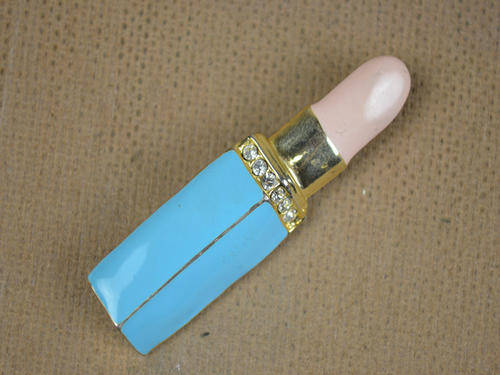50' style enamel  brooch