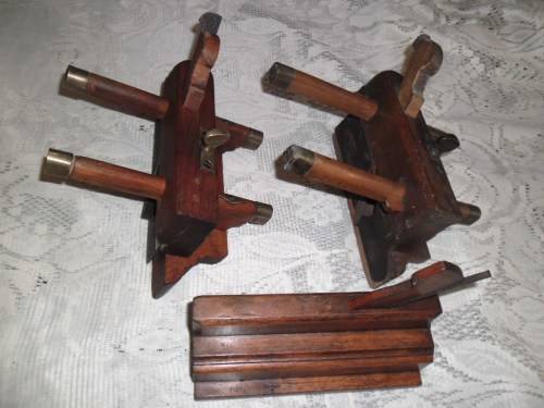 3 Vintage Adjustable Woodwork Routing Planes