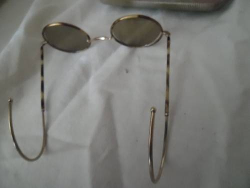 Vintage John Lennon-style sunglasses' frames