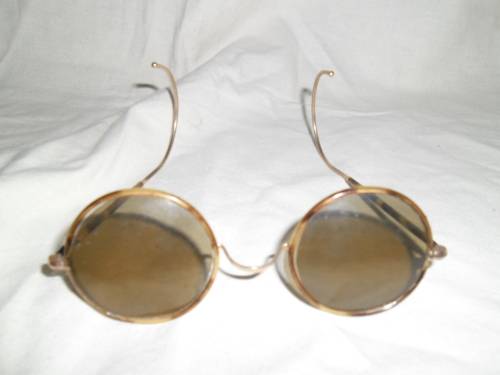 Vintage John Lennon-style sunglasses' frames