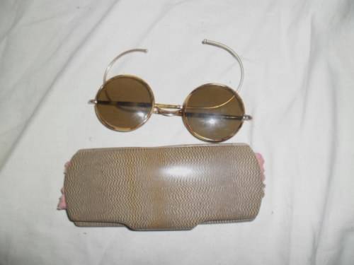 Vintage John Lennon-style sunglasses' frames