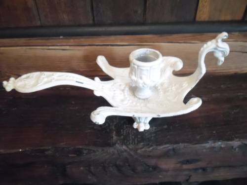 Gorgeous vintage metal dragon candleholder. Made in Italy