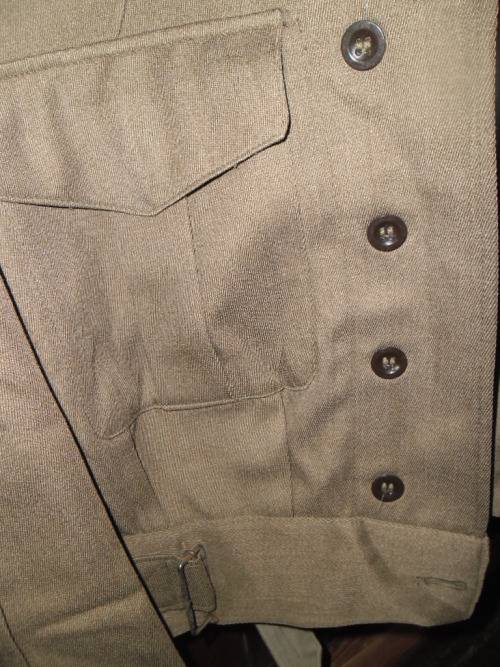 South African Engineers Corp. Bunny Jacket, trousers and tie. 1970