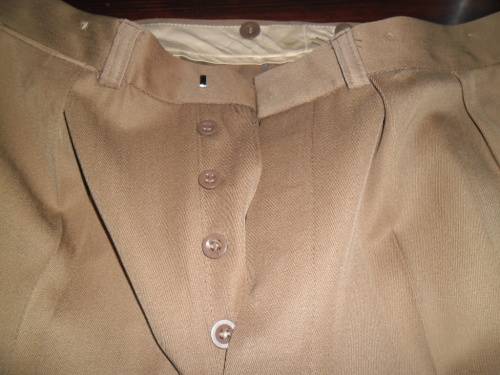 South African Engineers Corp. Bunny Jacket, trousers and tie. 1970