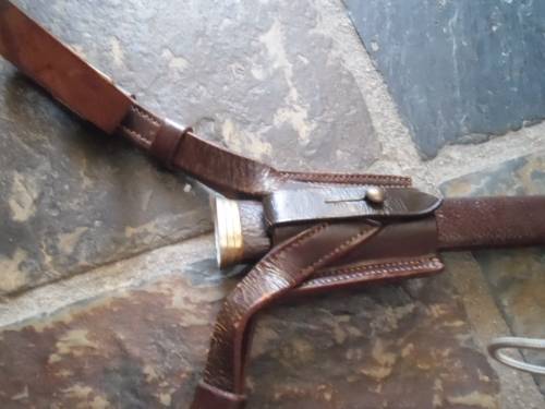 SADF Army Officers Ceremonial Sword with leather scabbard (WKC). Circa 1970's