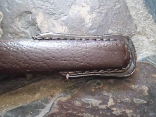 SADF Army Officers Ceremonial Sword with leather scabbard (WKC). Circa 1970's