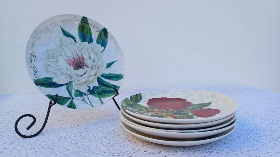 Set of 6 Maxwell & Williams, Plates `The Garden Table`