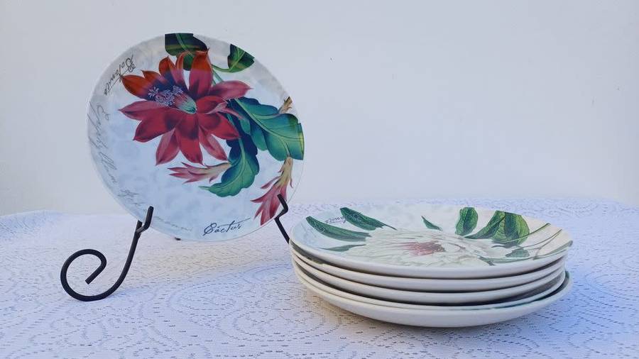 Set of 6 Maxwell & Williams, Plates `The Garden Table`