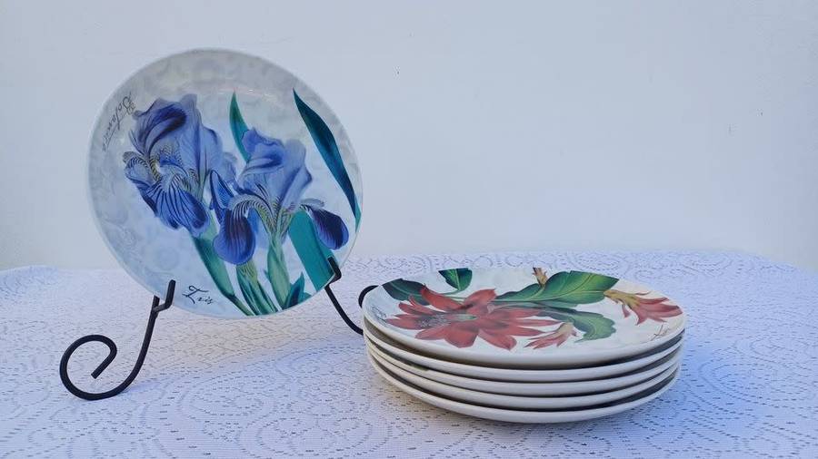 Set of 6 Maxwell & Williams, Plates `The Garden Table`
