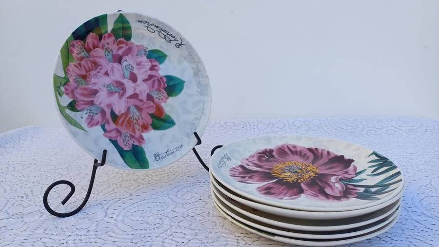 Set of 6 Maxwell & Williams, Plates `The Garden Table`
