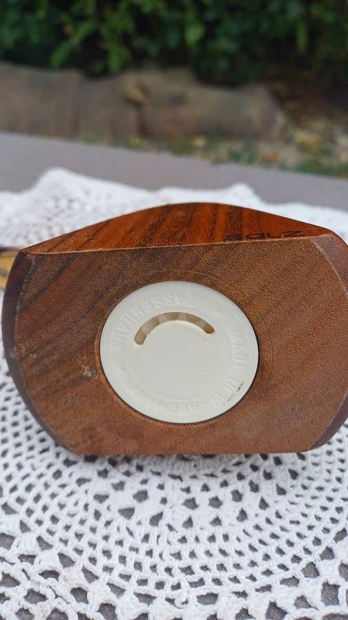 Mid-Century Zassenhaus Salt Mill, Beech Wood. Made in West Germany