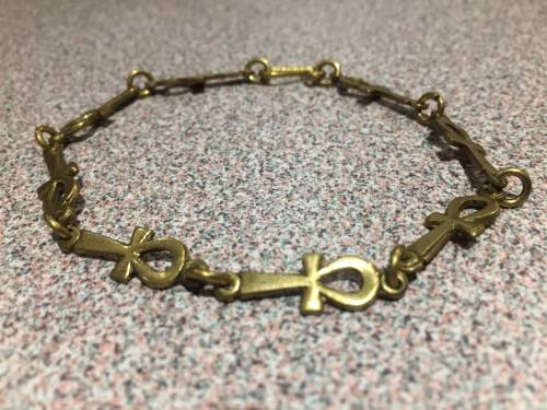 Egyptian Copper Key of Life Bracelet