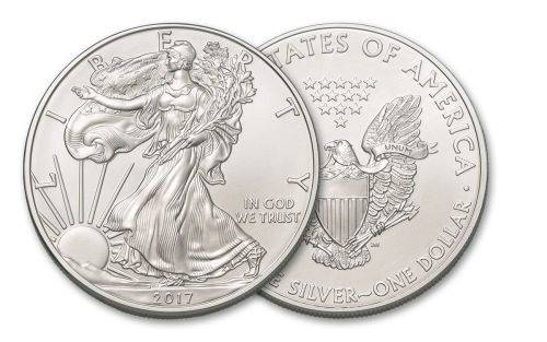 2017 1 Oz American Silver Eagle Coin