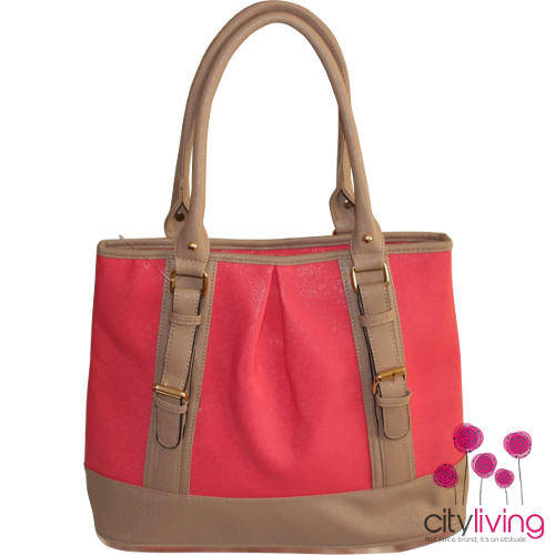 Blackcherry Buckle Tote Bag