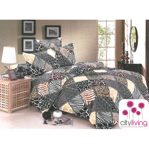 5 Piece Duvet Cover Set - Economical Range - Double size