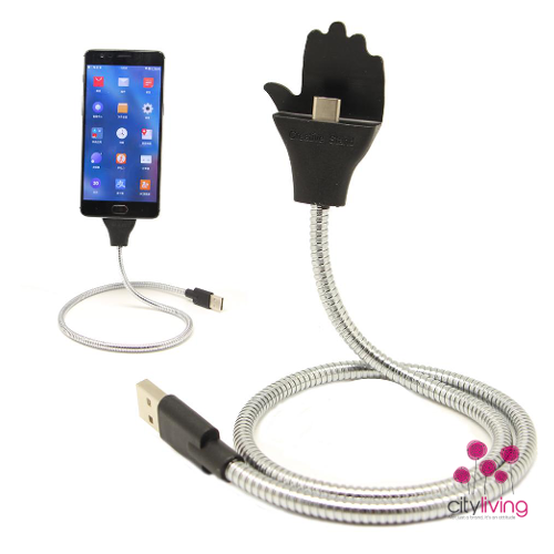 Flexible Metal data/charging Cable for Android, IOS