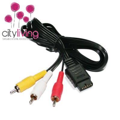 Playstation/PS2/PSX AV to RCA Cable