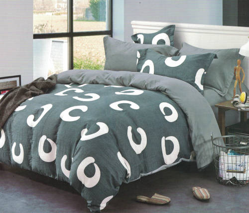 4 Piece Cotton Duvet Cover Set - Queen