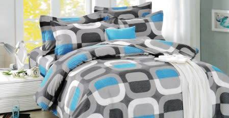 6 Piece Microfiber Duvet Cover Set - Queen