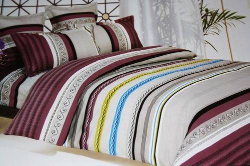 100% PURE COTTON 6PCE DUVET COVER SETS - QUEEN BED SIZE