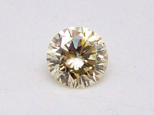 ***EGL CERTIFIED - Light Fancy Yellow *** 0.51ct Round Diamond