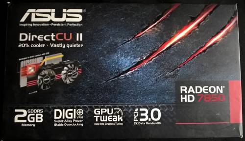 ASUS HD 7850 2Gb direct CU2 Graphics card