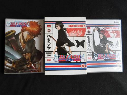 Bleach volume 1, Season 2 and 4 + 1 free DVD