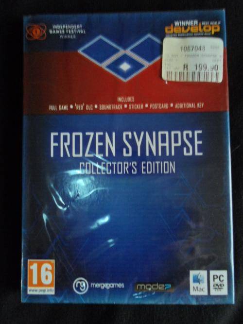 PC DVD: Frozen Synapse Collector`s edition