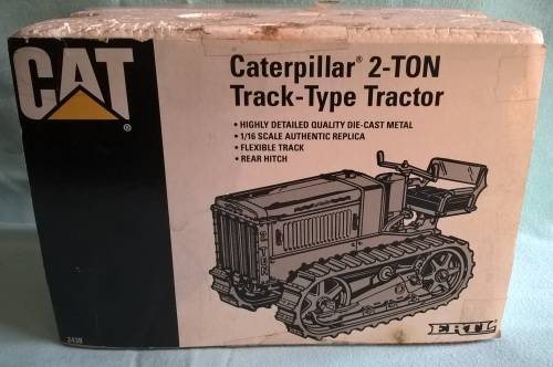 ERTL: CAT 2-Ton track-type tractor.