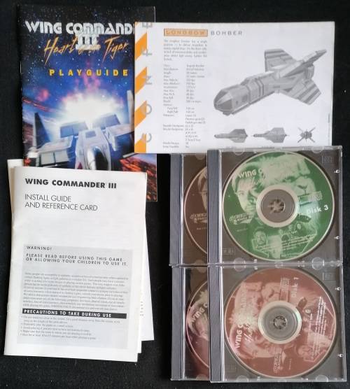 PC CD classic big box: Wing Commander 3