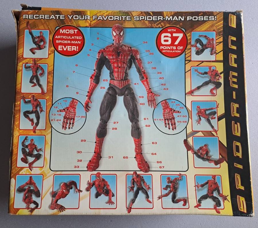 Action Toys 2004 Spider Man 2, 18` Super Poseable Action Figure