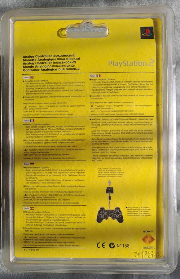 Playstation 2 sealed controller.