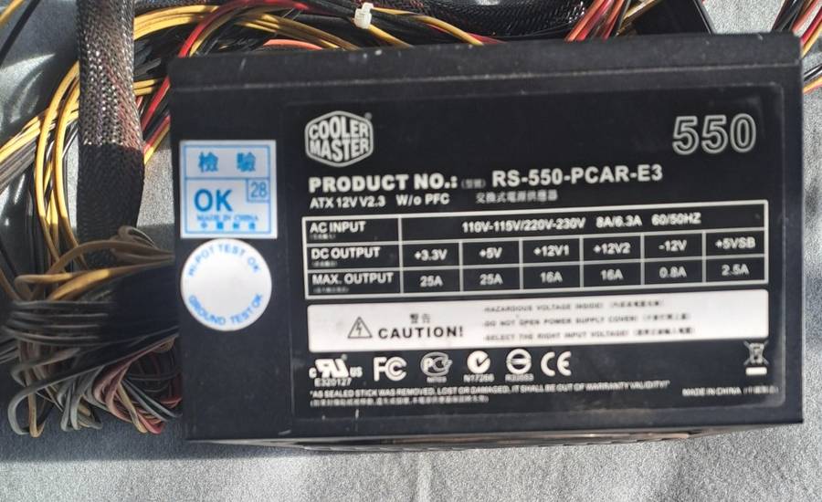 Cooler Master RS-550 PSU