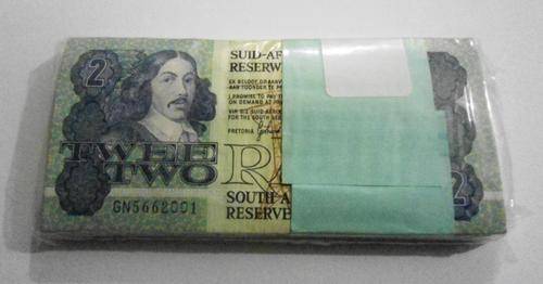 100 x UNC GPC De Kock R2 notes in sequence - Number may vary