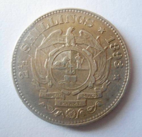 1893 HALF CROWN - VF+