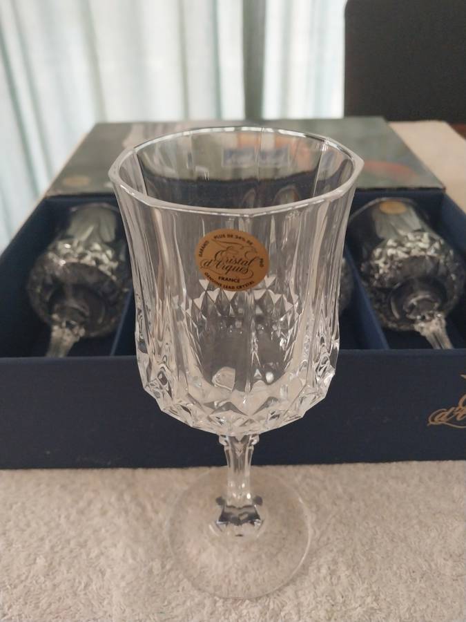 LONGCHAMP FRENCH GENUINE LEAD CRYSTAL GLASSES