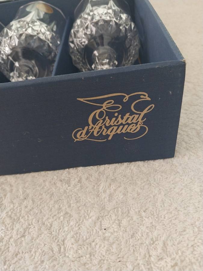 LONGCHAMP FRENCH GENUINE LEAD CRYSTAL GLASSES
