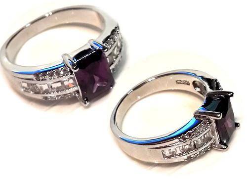 2.09ct AMETHYST LADIES RING**IN STOCK**READY TO SHIP**