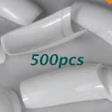 500 NATURAL OR FRENCH WHITE NAIL TIPS **IN STOCK**READY TO SHIP**