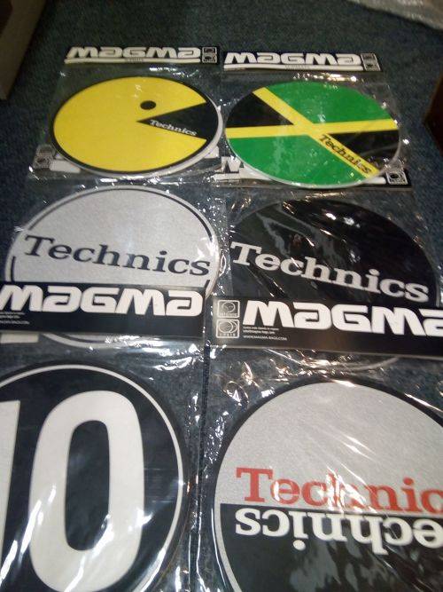 Technics Slipmats, various designs. Priced per each.