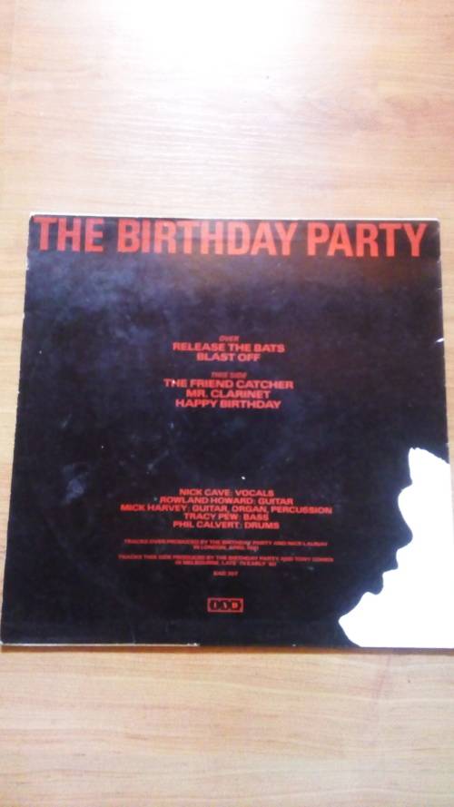 The Birthday Party(Nick Cave)-4AD,Sleeve and vinyl vg+