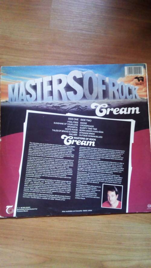 Cream-Monsters of Rock.Sleeve vg vinyl vg+