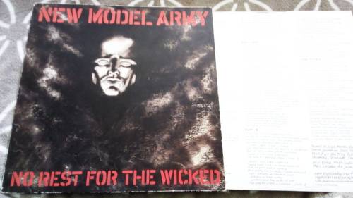 New Model Army-No Rest for the Wicked. UK. sleeve vg,vinyl vg+