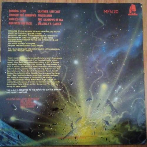 Helstar-Burning Star,UK press. Sleeve and vinyl vg+
