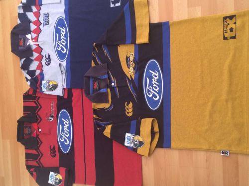 Old Hurricanes Crusaders Blues jerseys
