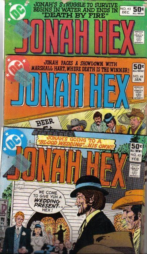 8 DC JONAH HEX COMICS IN SEQUENCE