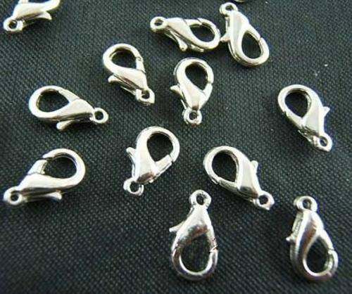 Silver Plated Lobster Clasps - 14mm