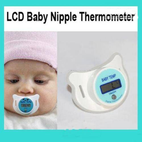 BABY LCD NIPPLE THERMOMETER - NEW