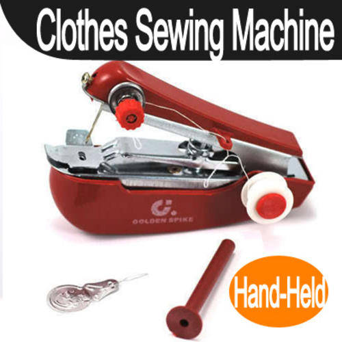 Portable Cordless Mini Handy Hand-Held Clothes Fabric Sartorius Sewing Machine