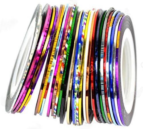 10 rolls Nail Art Striping Tape -